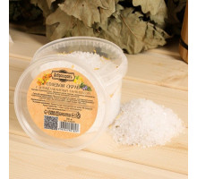 Солевой скраб из белой каменной соли с антицеллюлитным комплексом - 550 гр.
