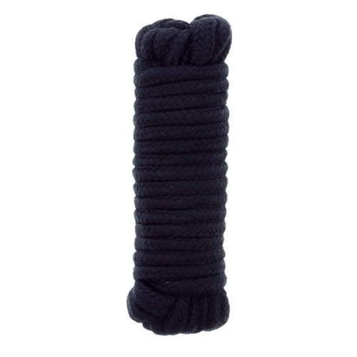 Чёрная веревка для связывания BONDX LOVE ROPE - 5 м. (черный)