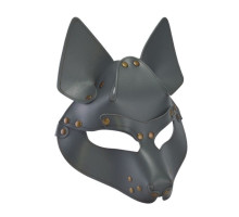 Серая маска Wolf с клепками (серый)