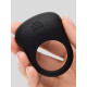 Черное эрекционное виброкольцо Sensation Rechargeable Vibrating Love Ring (черный)