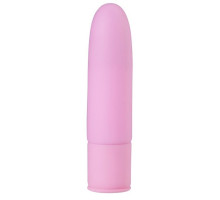 Розовый силиконовый мини-вибратор - 10 см. (розовый)