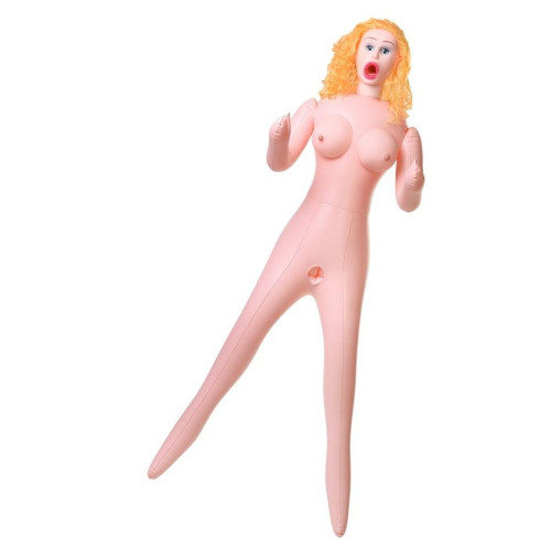 Секс-кукла блондинка Celine с кибер-вставками (телесный)