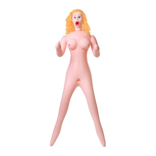 Секс-кукла блондинка Celine с кибер-вставками (телесный)