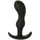 Анальная пробка для ношения Mood Naughty 2 3  Silicone - 7,6 см. (черный)