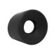 Чёрное уплотнительное кольцо для мужских помп Eroticon (черный)