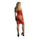 Пикантное платье без бретелек Star Rhinestone (красный|S-M-L)