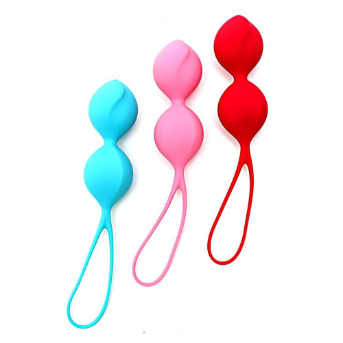 Набор из 3 двойных вагинальных шариков Satisfyer V Balls (разноцветный)