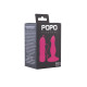 Розовая вибровтулка с  5 режимами вибрации POPO Pleasure - 10,5 см. (розовый)