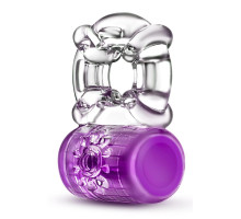 Фиолетовое эрекционное виброкольцо Pleaser Rechargeable C-Ring (фиолетовый)
