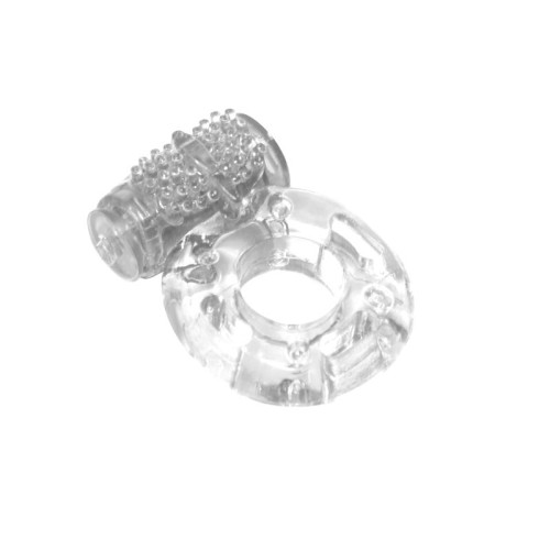 Прозрачное эрекционное кольцо с вибрацией Rings Axle-pin (прозрачный)