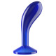 Синяя анальная втулка Flawless Clear Prostate Plug 6.0 - 15 см. (синий)