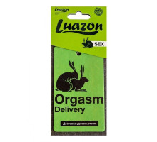 Ароматизатор в авто «Orgasm» с ароматом мужского парфюма (зеленый)