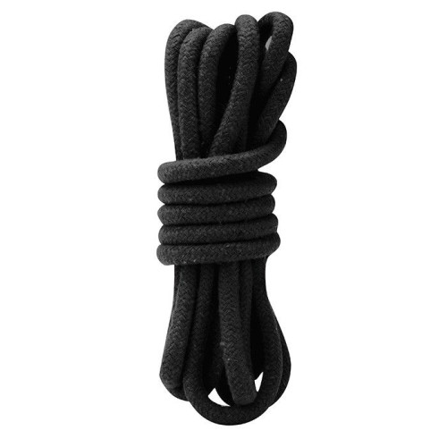 Черная хлопковая веревка для связывания - 3 м. (черный)