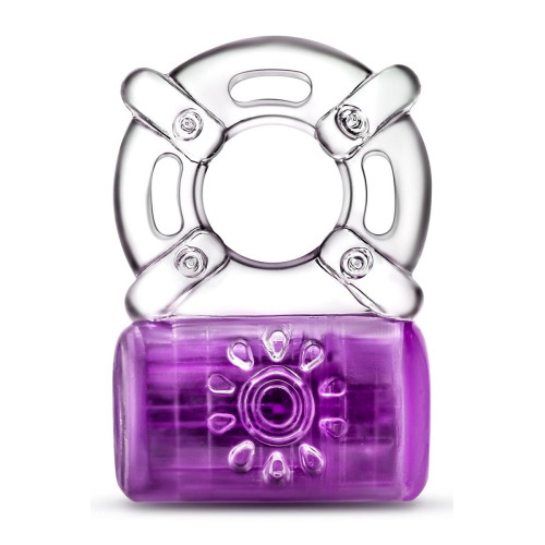 Фиолетовое эрекционное виброкольцо One Night Stand Vibrating C-Ring (фиолетовый)
