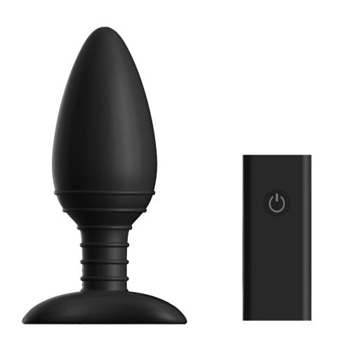 Чёрная вибровтулка NEXUS ACE LARGE с дистанционным управлением - 14 см. (черный)