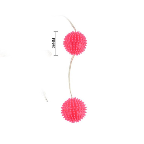 Вибрирующие вагинальные шарики розового цвета (розовый)