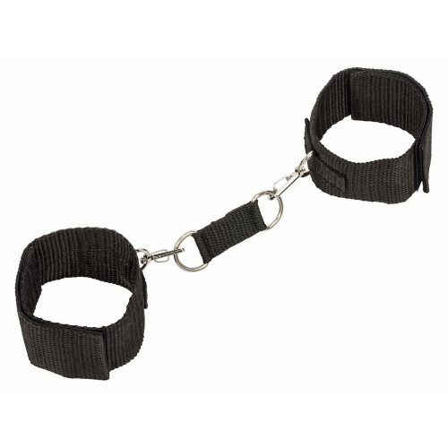 Черные наручники Bondage Collection Wrist Cuffs (черный)