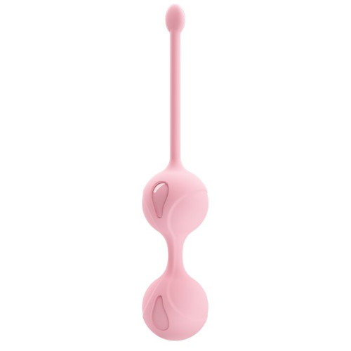 Нежно-розовые вагинальные шарики Kegel Tighten Up I (нежно-розовый)