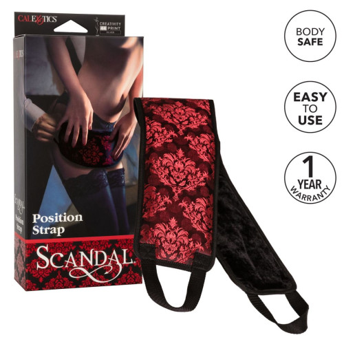 Удерживающее устройство Scandal Position Strap (черный с красным)