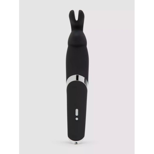 Черный вибратор Rabbit Rechargeable Wand Vibrator - 26,7 см. (черный)