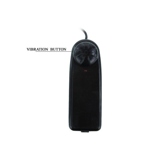 Чёрный расширяющийся анальный вибратор - 15,5 см. (черный)