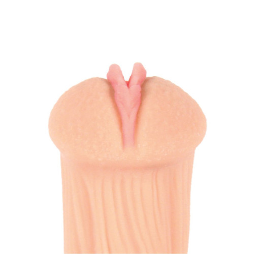 Реалистичный мастурбатор-вагина телесного цвета Elegance.001 с двойным слоем материала (телесный)