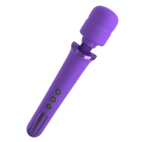 Фиолетовый вибромассажер Rechargeable Power Wand (фиолетовый)