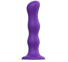 Фиолетовая насадка Strap-On-Me Dildo Geisha Balls size M (фиолетовый)