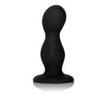 Черный анальный стимулятор Silicone Back End Play - 10,75 см. (черный)
