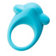 Голубое эрекционное силиконовое кольцо TOYFA A-Toys (голубой)