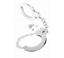 Металлические серебристые наручники Designer Metal Handcuffs (серебро)