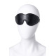 Черная маска Anonymo из искусственной кожи (черный)