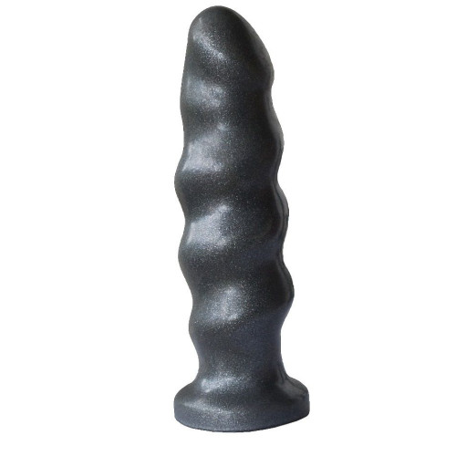 Черная насадка на трусики харнесс Platinum - 16 см. (черный)
