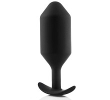 Черная анальная пробка для ношения B-vibe Snug Plug 6 - 17 см. (черный)