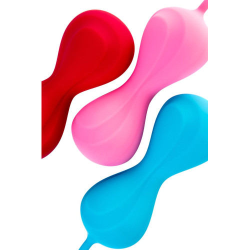 Набор из трёх двойных вагинальных шариков Satisfyer Power Balls (разноцветный)