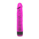 Ярко-розовый вибратор-реалистик - 22,5 см. (ярко-розовый)