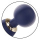 Синий клиторальный вибромассажер Chi­c Poppy - 20,25 см. (синий)
