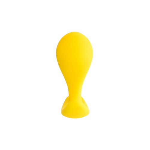 Желтая анальная втулка Blob - 5,5 см. (желтый)