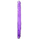 Фиолетовый двусторонний фаллоимитатор 14 Inch Double Dildo - 35 см. (фиолетовый)