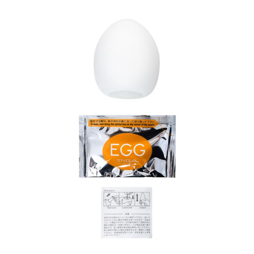 Мастурбатор-яйцо EGG Boxy (молочный)