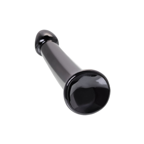 Черный нереалистичный фаллоимитатор Jelly Dildo L - 20 см. (черный)
