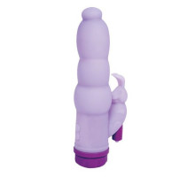Многофункциональный массажер со стимулятором клитора Ruibous Beauty - 16,5 см. (фиолетовый)