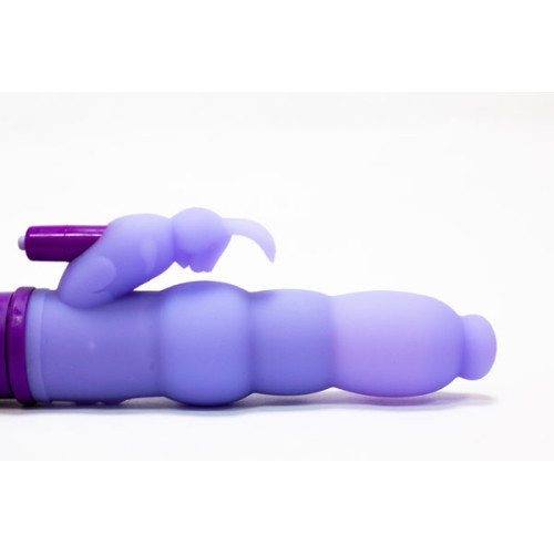 Многофункциональный массажер со стимулятором клитора Ruibous Beauty - 16,5 см. (фиолетовый)