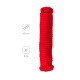 Красная текстильная веревка для бондажа - 1 м. (красный)