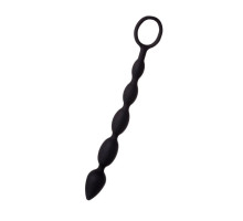 Черная анальная цепочка A-toys - 27,6 см. (черный)