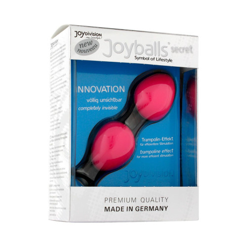 Розовые вагинальные шарики Joyballs Secret (розовый)