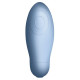 Голубой клиторальный стимулятор Blue Bae - 12,4 см. (голубой)