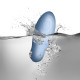 Голубой клиторальный стимулятор Blue Bae - 12,4 см. (голубой)