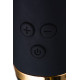 Чёрный вибратор WANAME Thunder с клиторальным отростком - 24,2 см. (черный)