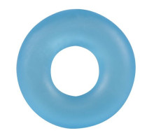 Голубое эрекционное кольцо Stretchy Cockring (голубой)